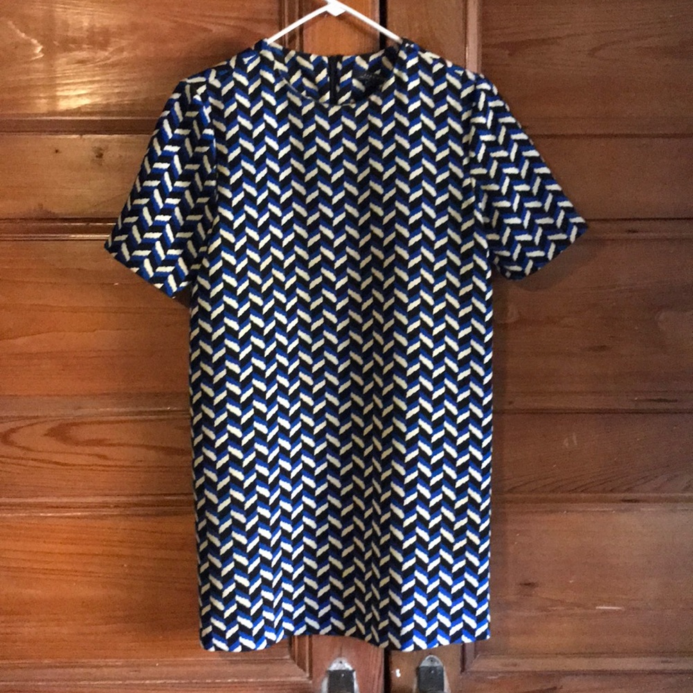 Zara cadi crepe sheath dress